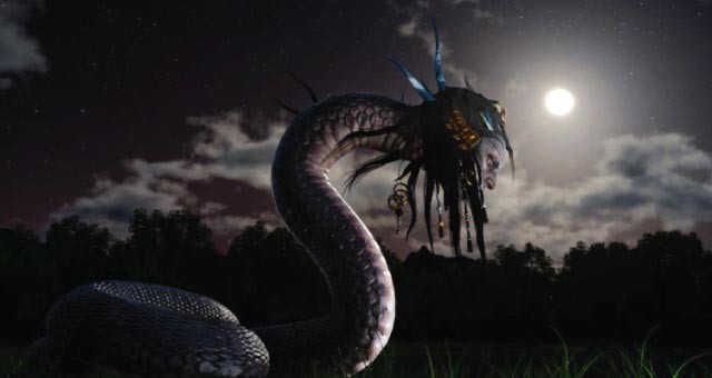 《最终幻想15》再放新截图 人头蛇身的妖怪吓尿了