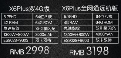 vivo X6/X6 plus多少钱 vivo X6/plus各版本售价