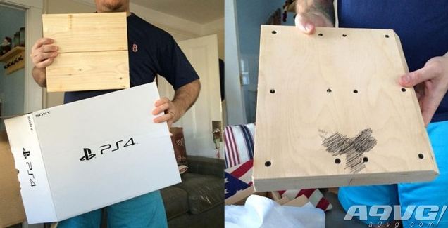 男孩圣诞节收到PS4 打开包装竟然是一块磨砂木板