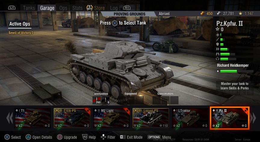 《坦克世界》PS4/PC版画面对比 两个版本各有千秋
