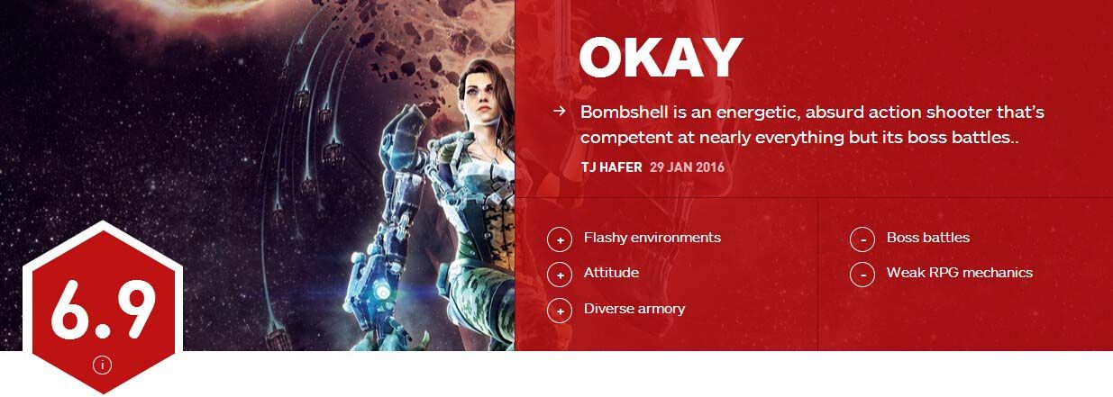 《弹片》IGN获评6.9分 游戏BOSS战实在是失败