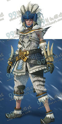 怪物猎人ol剑极狼套装外观展示 剑极狼套装近战远程外观