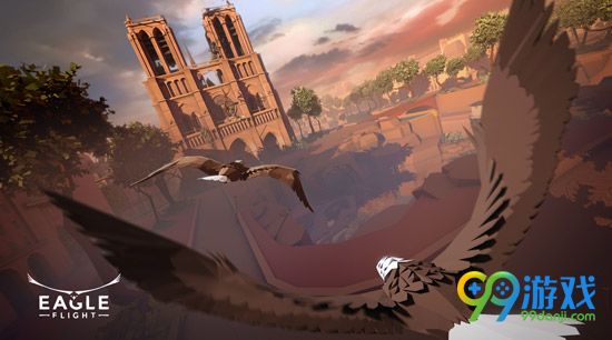 《化鹰》游戏截图欣赏 法国巴黎圣母院上空翱翔
