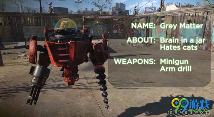 《辐射4》DLC“机械军团”演示公布 来盘机器人决斗吧