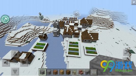 我的世界手机版雪地村庄种子代码分享 雪地村庄在哪儿