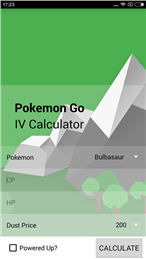 pokemon go iv calculator截图1