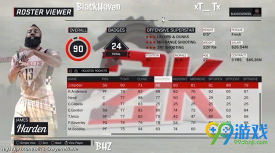 NBA2K17球员能力值介绍 全球员能力值图文详解