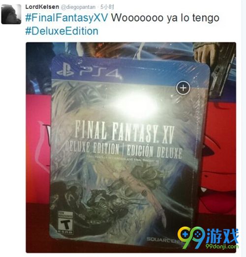 《最终幻想15》已提前两周偷跑 多位玩家推特晒光盘