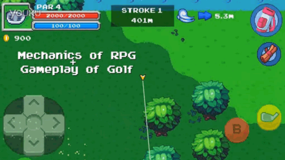 RPGolf(復(fù)古像素)中文版截圖1