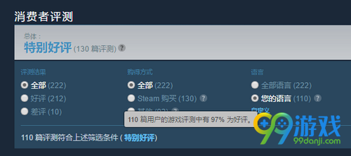 《掠食》Steam获特别好评 中国玩家评测占了一半