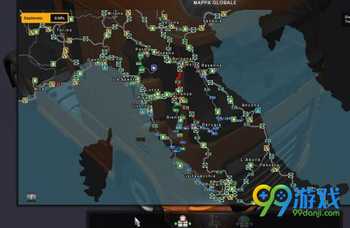 欧洲卡车模拟2意大利地图mod下载_欧洲卡车