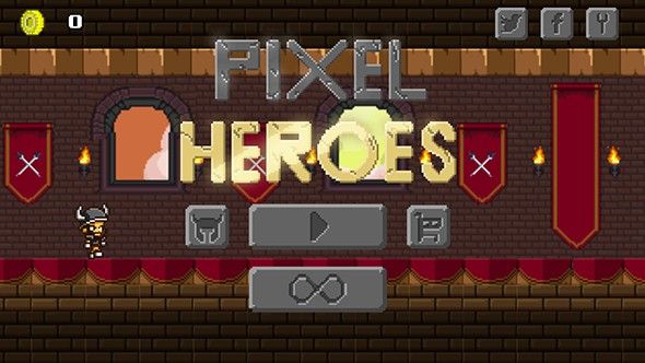 像素英雄:无尽跑酷(Pixel Heroes:Endless Arcade Runner)修改版
