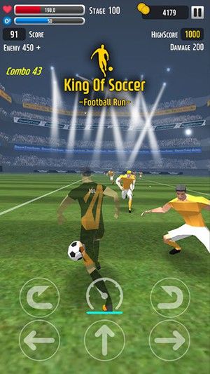 球王:进球之路手游内购版(King Of Soccer:Football run)截图1