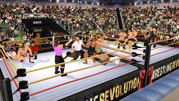 摔跤革命3d完整版(Wrestling Revolution 3D)截图1