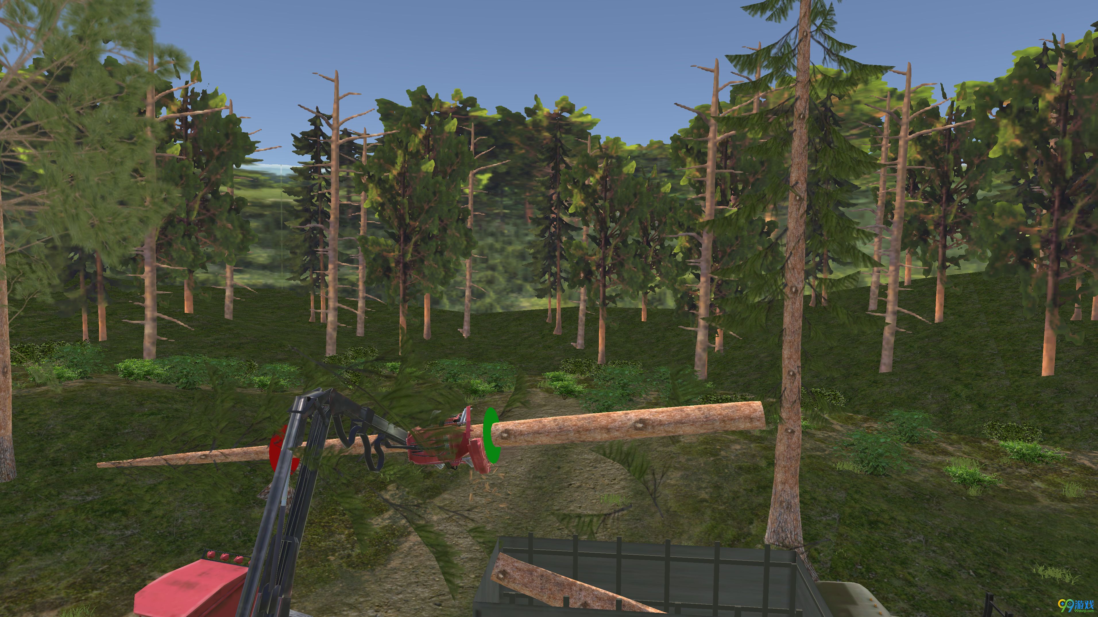 森林伐木拖拉机3D截图4