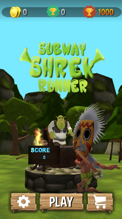 史莱克地铁跑酷Subway Shrek Rush Run截图4