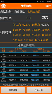 房贷计算器2020年最新截图1