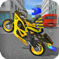 警察驾驶摩托车(PoliceMotorBikeRaceSimulator3D)