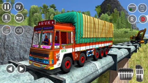 印度货运卡车3D(Cargo Truck 3D Indian Truck)截图1