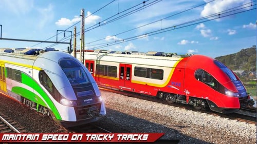 火车赛车游戏(juego de carrera de trenes)截图1