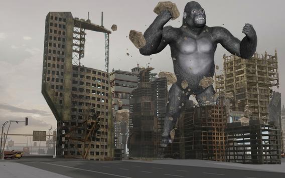 愤怒的大猩猩摧毁城市(Angry Gorilla Destroy City)截图3