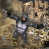 愤怒的大猩猩摧毁城市(Angry Gorilla Destroy City)