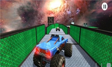 怪物卡车斜坡特技游戏