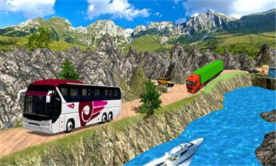 公共汽车司机模拟器山丘