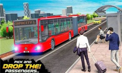 城市公交车载客驾驶BusSimulator