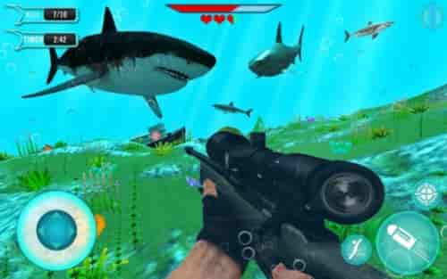 鲨鱼猎手3D(Hungry Shark Sniper 3D)截图3
