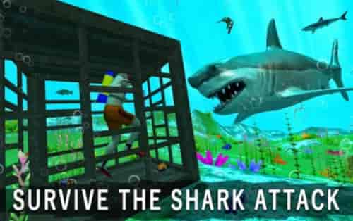 鲨鱼猎手3D(Hungry Shark Sniper 3D)截图2
