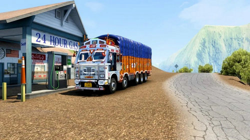 印度卡车货物运输IndiaTruckCargo3D