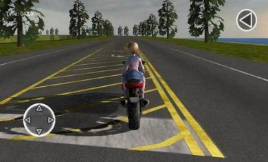 摩托车的女孩游戏