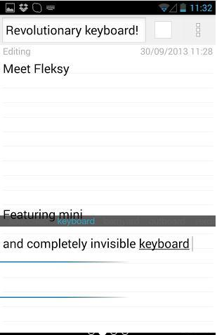 Fleksy输入法