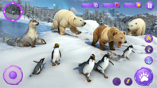 北极熊家庭模拟(Arctic Polar Bear Family Sim)截图3