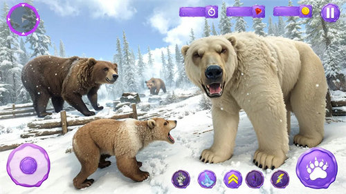 北极熊家庭模拟(Arctic Polar Bear Family Sim)截图1