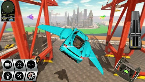 未来飞行赛车手Futuristic Flying Car Racer