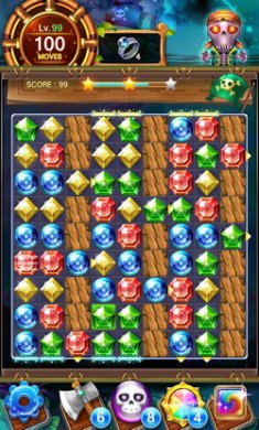 幸运方块消除Jewels Pirate Puzzle