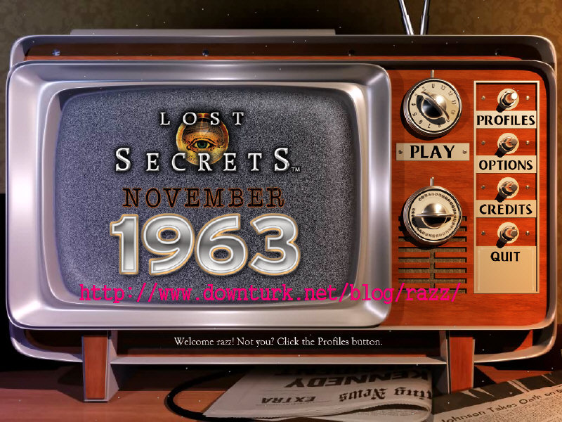 丢失的秘密：1963年11月截图