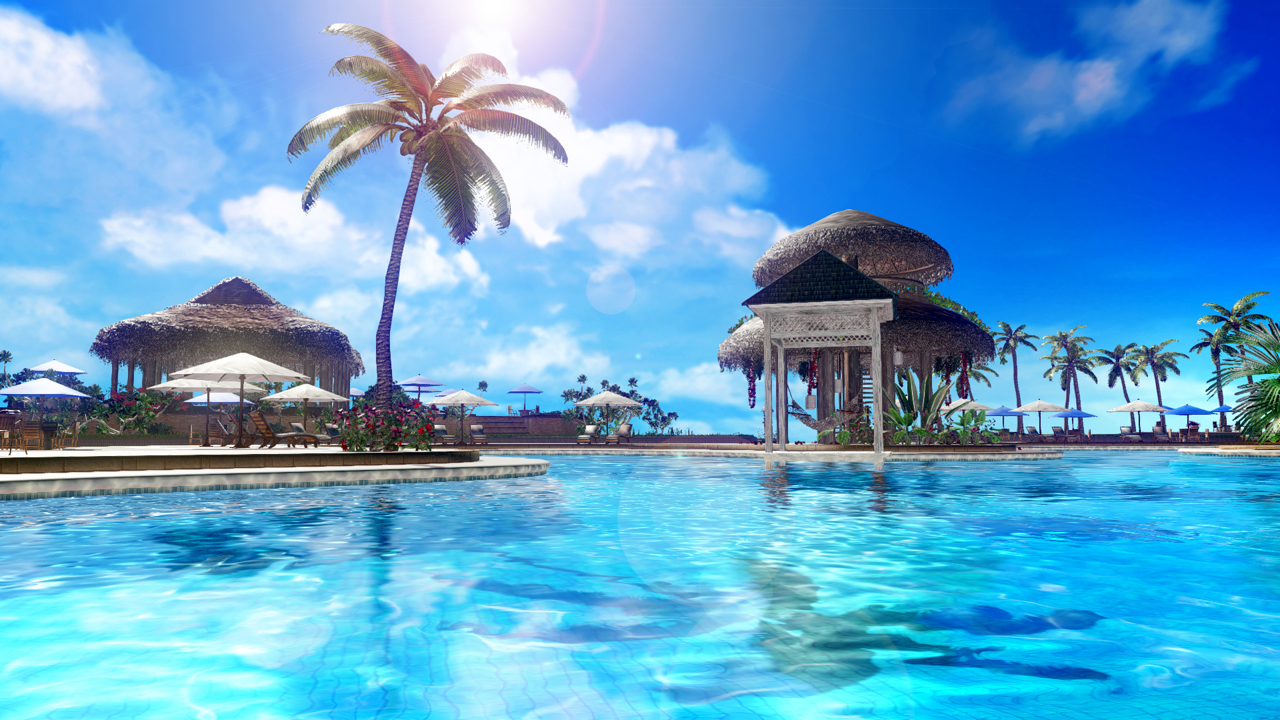 《死或生:沙滩排球3》新截图 游戏实机截图