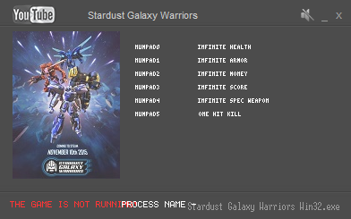 星尘银河战士v1.0六项修改器LIRW版