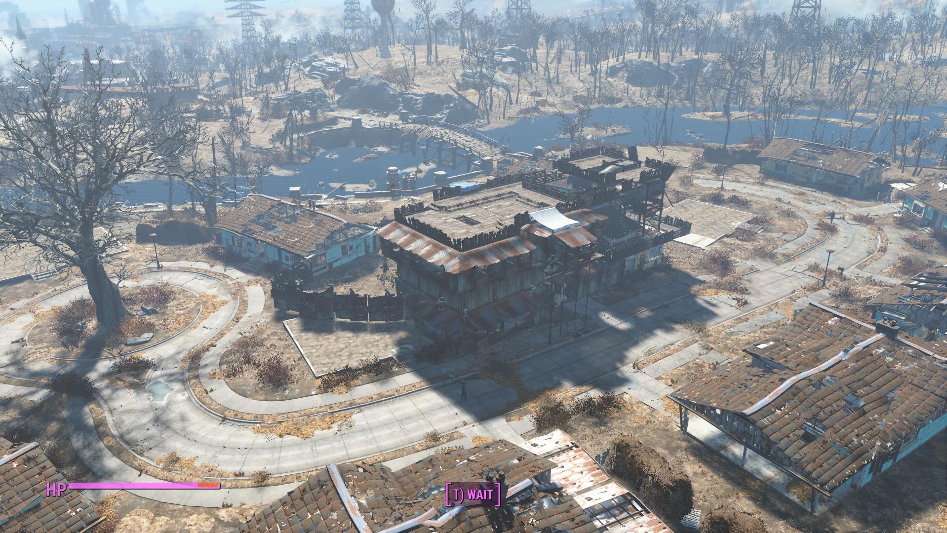 《辐射4》玩家搭建超级别墅 样子寒酸面积庞大