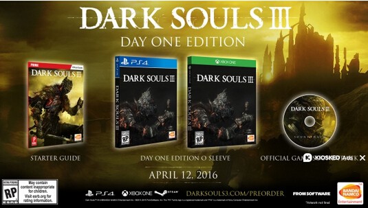 《黑暗之魂3》最新预告 各版本售价与内容同时公布