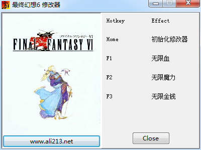 最终幻想6 v1.0三项修改器