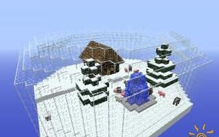 我的世界雪晶空岛建筑存档