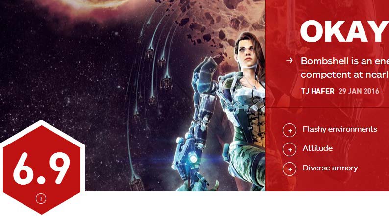 《弹片》IGN获评6.9分 游戏BOSS战实在是失败
