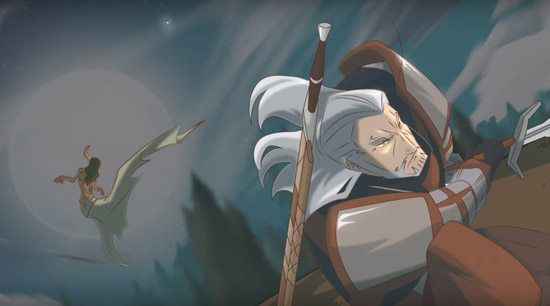 玩家自制《巫师3：狂猎》动画 白狼拔剑怒斩妖灵