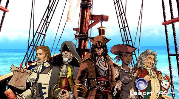 《刺客信条：海盗》游戏原画欣赏 游戏角色团聚一堂