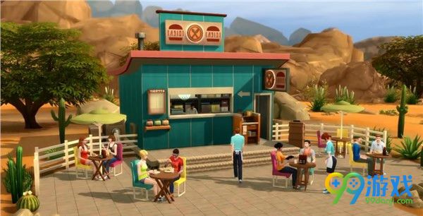 模拟人生4DLC外出就餐预告片 新DLC游戏截图