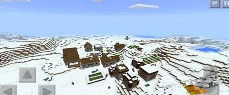 我的世界手机版雪地村庄种子代码分享雪地村庄在哪儿 99单机游戏